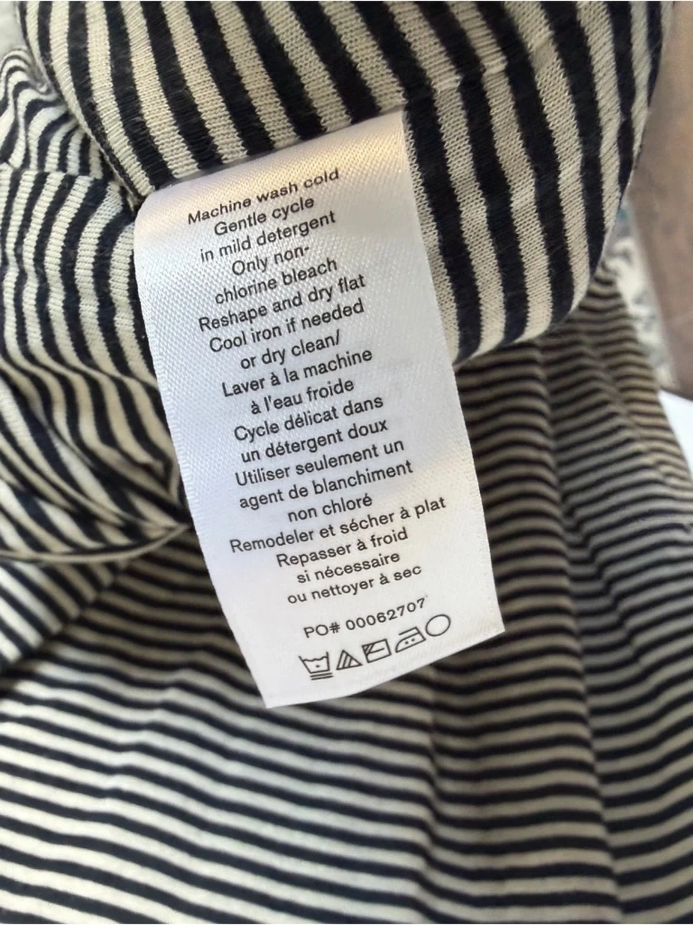 Rag & Bone Michal Striped Slub Jersey Midi Dress Sz S Casual Linen Blend NWT - Picture 13 of 16